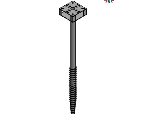 Ground Screw F88.9*1400-220(double flange) Ground Screw F88.9*1400-220(double flange)
