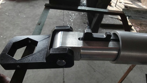 ground screw drive adapter close up photo